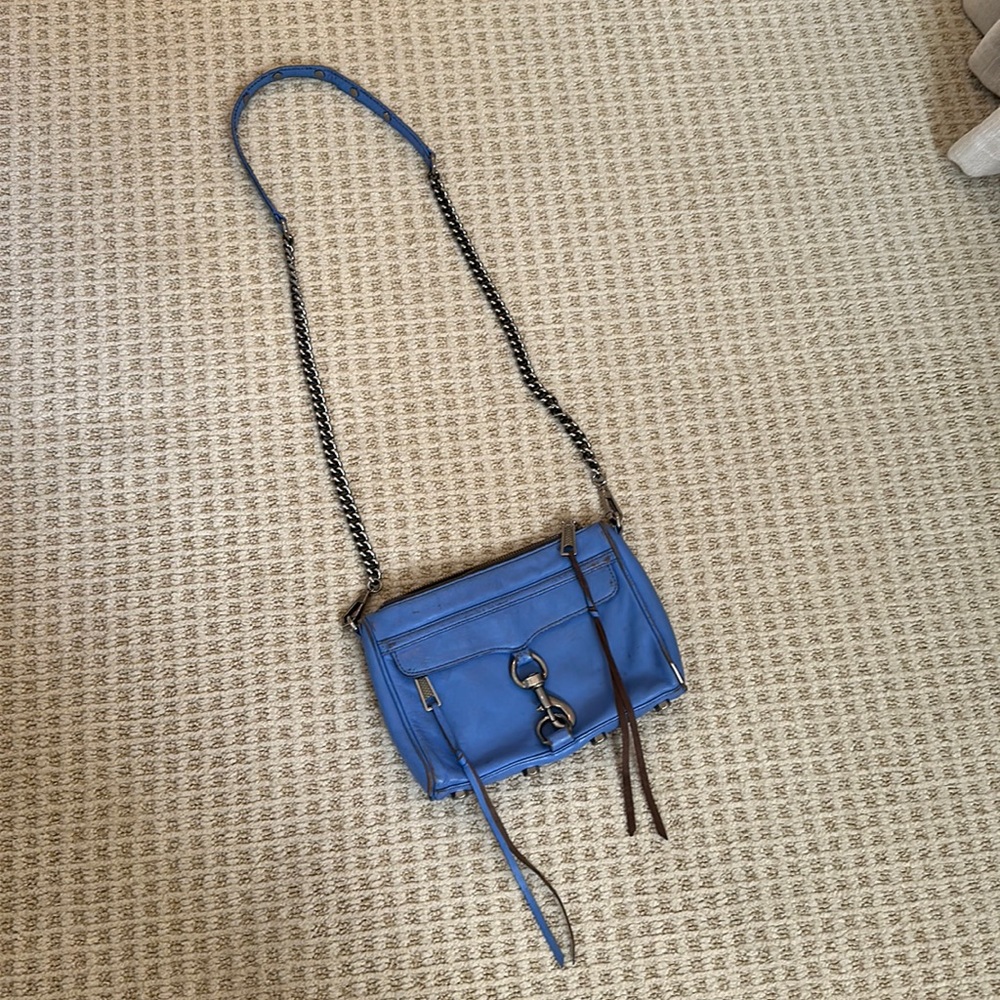 Rebecca minkoff indigo/blue Mini M.A.C. crossbody bag